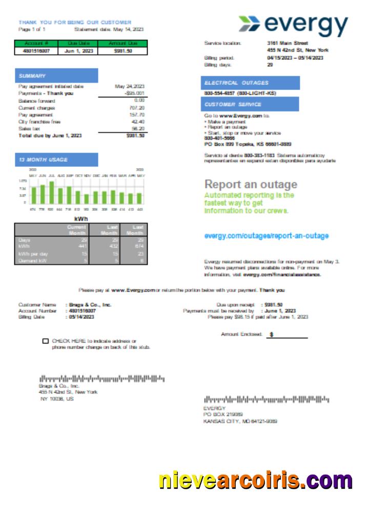Missouri Evergy electricity utility business bill